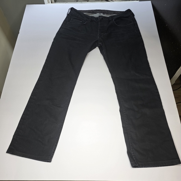 Buffalo Six Men's Straight Leg Dark Wash Jeans - Picture 1 of 10